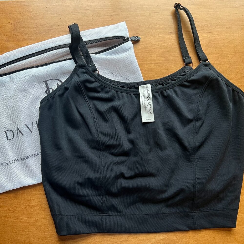 Davi & Dani Black Lace Back Bra
